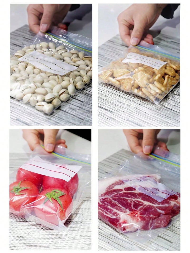 Small Ziplock Food Storage Bags 30 Pieces for Storage & Freezing - Size 14 × 16 cm - Image 1